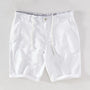 Herren-Shorts aus Leinen-Baumwolle mit Knopfleiste - Sandro