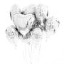 Herzballons (20 St.) | Liebesdekoration für Valentinstag