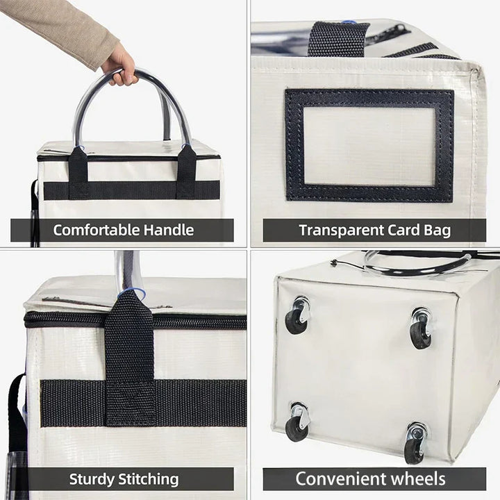 Herbruikbare Winkelzak met Wielen – Rollex – (Grote Capaciteit)