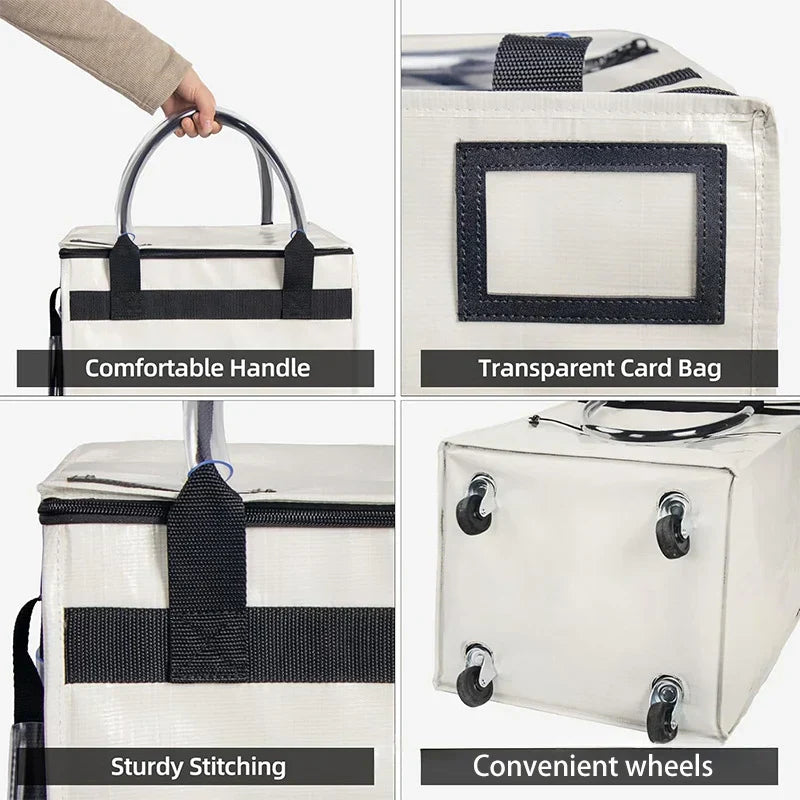 Herbruikbare Winkelzak met Wielen – Rollex – (Grote Capaciteit)