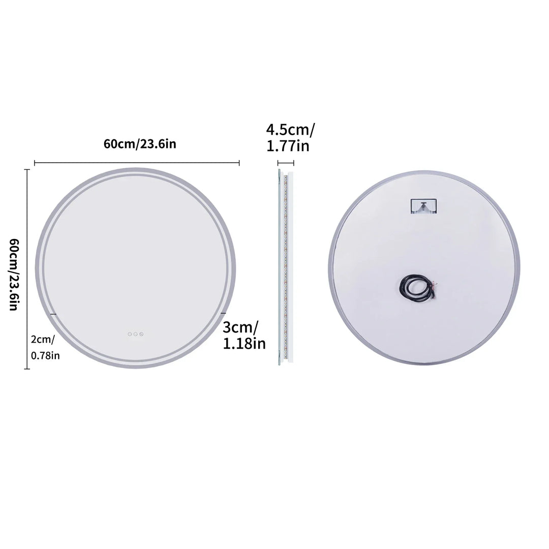 Beleuchteter runder Badezimmerspiegel - LumiMirror