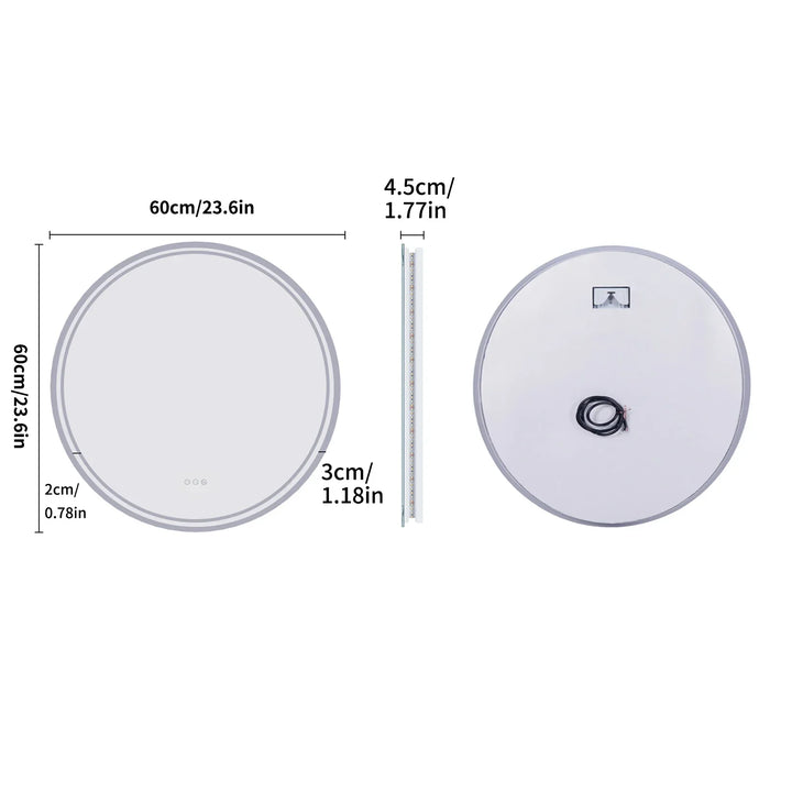 Beleuchteter runder Badezimmerspiegel - LumiMirror