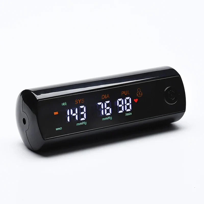 Rechargeable LCD Upper Arm Blood Pressure Monitor with Voice Control – VitalScan 