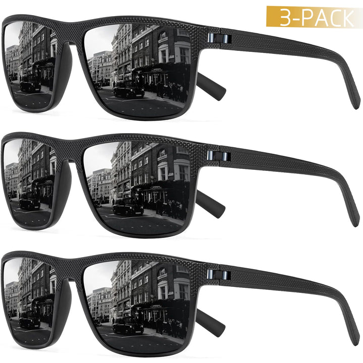 Gepolariseerde Zonnebril 3-Pack – Solvion