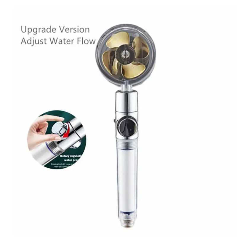 Wassersparender Duschkopf mit 360° Rotation - AquaTurbo
