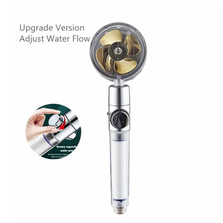 Wassersparender Duschkopf mit 360° Rotation - AquaTurbo