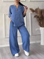 Luftiges & Stilvolles Leinen-Damen-Sommer-Set - Melina