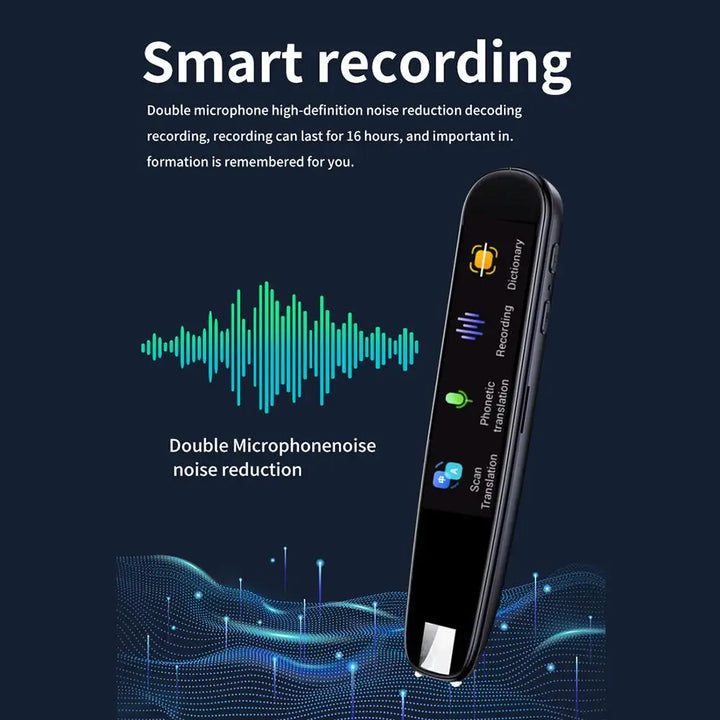 Intelligent translation pen with offline scanning and 123 language support