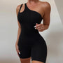 Mirla Playsuit | Mit One-Shoulder & Cut-out Design