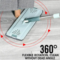 Freihändige Flache Wischmopp mit Eimer - FlexiMop