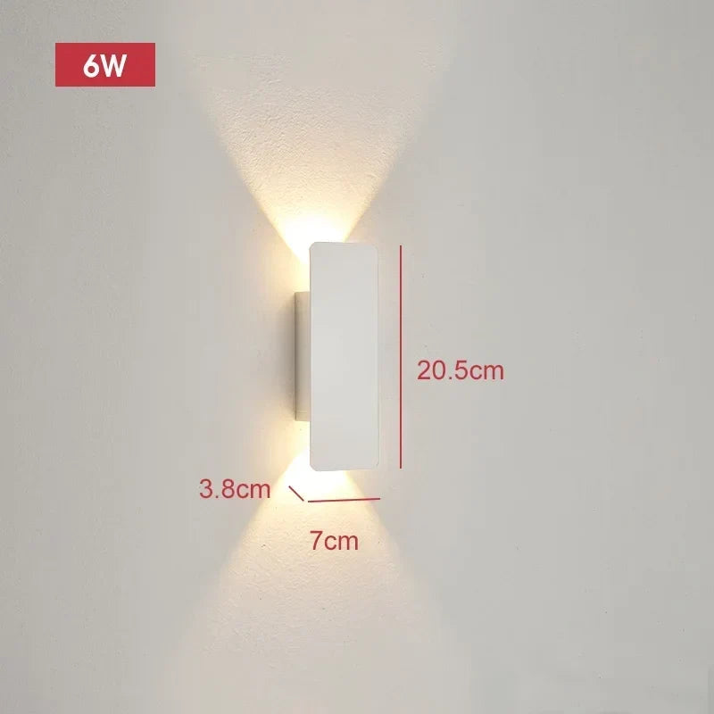 Noir Weatherproof LED Outdoor Wall Light, Aluminum, 18W 14