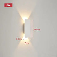 Noir Weatherproof LED Outdoor Wall Light, Aluminum, 18W 14