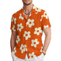 Herren Sommerhemd mit Blumenprint und Reverskragen – Elian