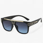 Vintage Piloten-Sonnenbrille mit spiegelnden Gläsern – Aerion