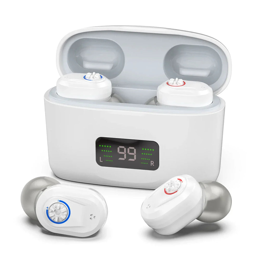 Wireless mini hearing aid with noise reduction – HearMax 