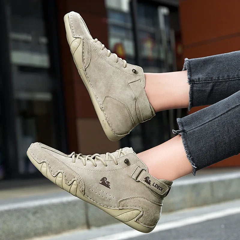 Daisy Leder Winter Sneaker | Warm & Vielseitig