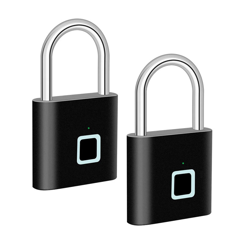 Intelligentes Fingerabdruck-Vorhängeschloss mit USB-Aufladung & wasserdichtem Design – Titan