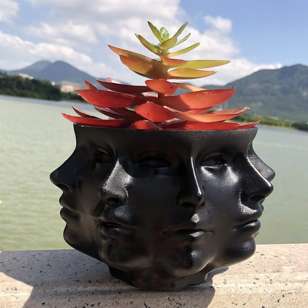 3D-Gesichts-Blumentopf - FaceBloom