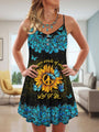 Ärmelloses Sommer-Minikleid - Solene