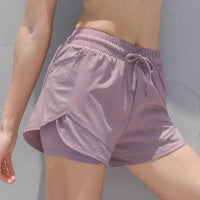Ademend & Sneldrogende High-Waist Dames Fitnessshorts – Mira