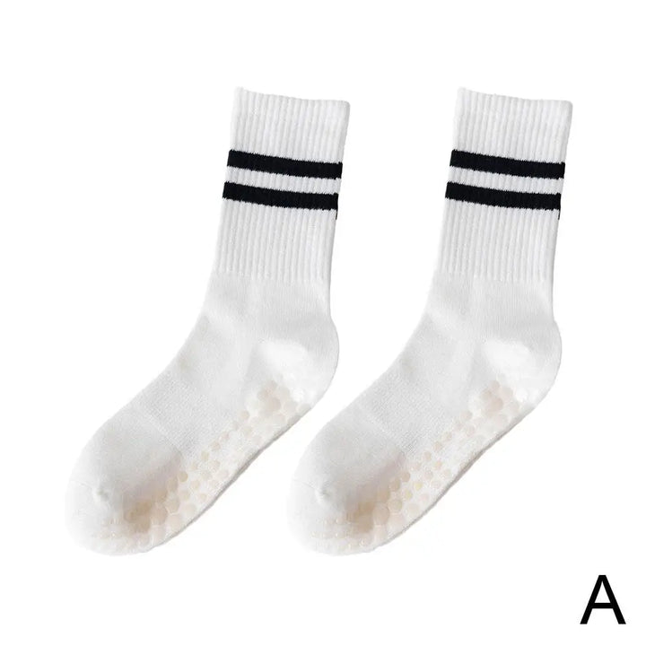 Rutschfeste Mid-Tube-Sportsocken für Fitness und Yoga - GripFit
