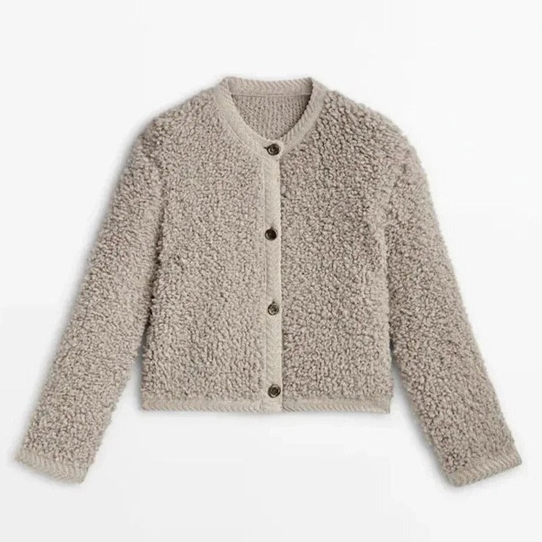 Ultraweiche Strickjacke - CozyTeddy