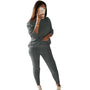 Zweiteiliger Damen-Strick-Trainingsanzug für Herbst & Winter – Isaline