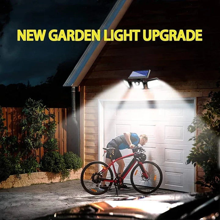 Solarbetriebene Wandleuchte - EcoBright