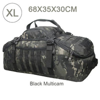 Large Tactical Travel Bag and Backpack - TrailTrek Duffle