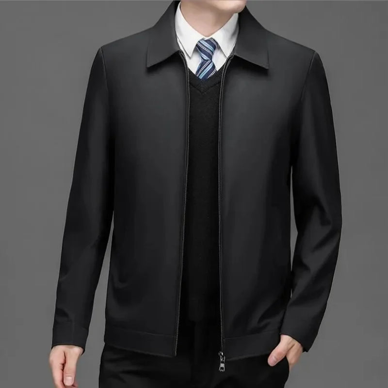 Gefütterte Herren-Winterjacke aus Polyester – Arvid