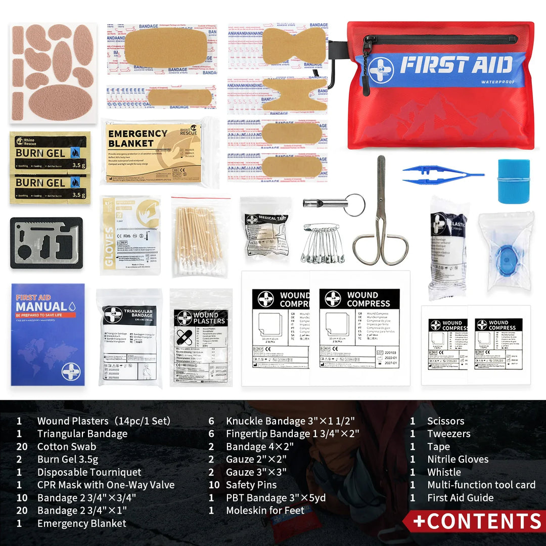 Ultraleichtes und Wasserdichtes Erste-Hilfe-Set - TrailGuard