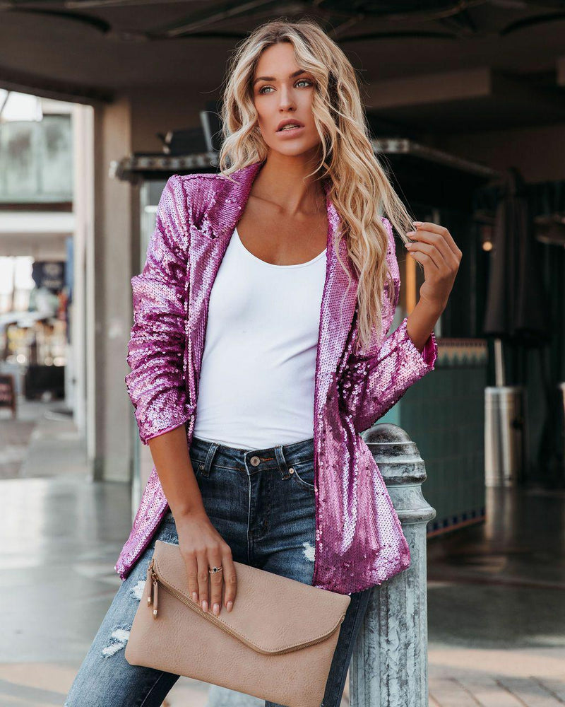 Linn Glitter Blazer | The must-have for upcoming holidays
