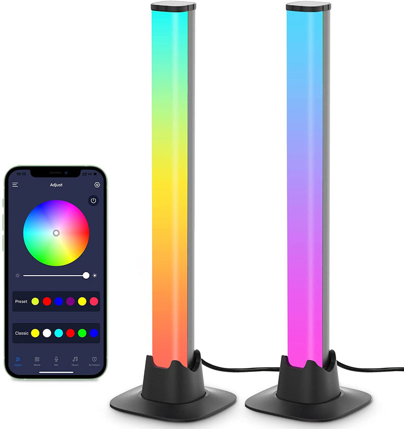Musiksynchronisierte LED-Lichtleisten - LumiRhythm