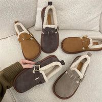 Mikaela Leren Sloffen | Warm & Trendy