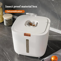 Reisaufbewahrungsbox 5–10 kg Luftdicht Feuchtigkeits- & Insektenbeständig mit Messbecher – GrainSafe