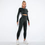 Nahtloses Damen Yoga Set mit Cropped Top - Nova