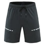 Sportliche & Stilvolle Slim-Fit Trainingsshorts mit Reißverschlusstaschen – Kian