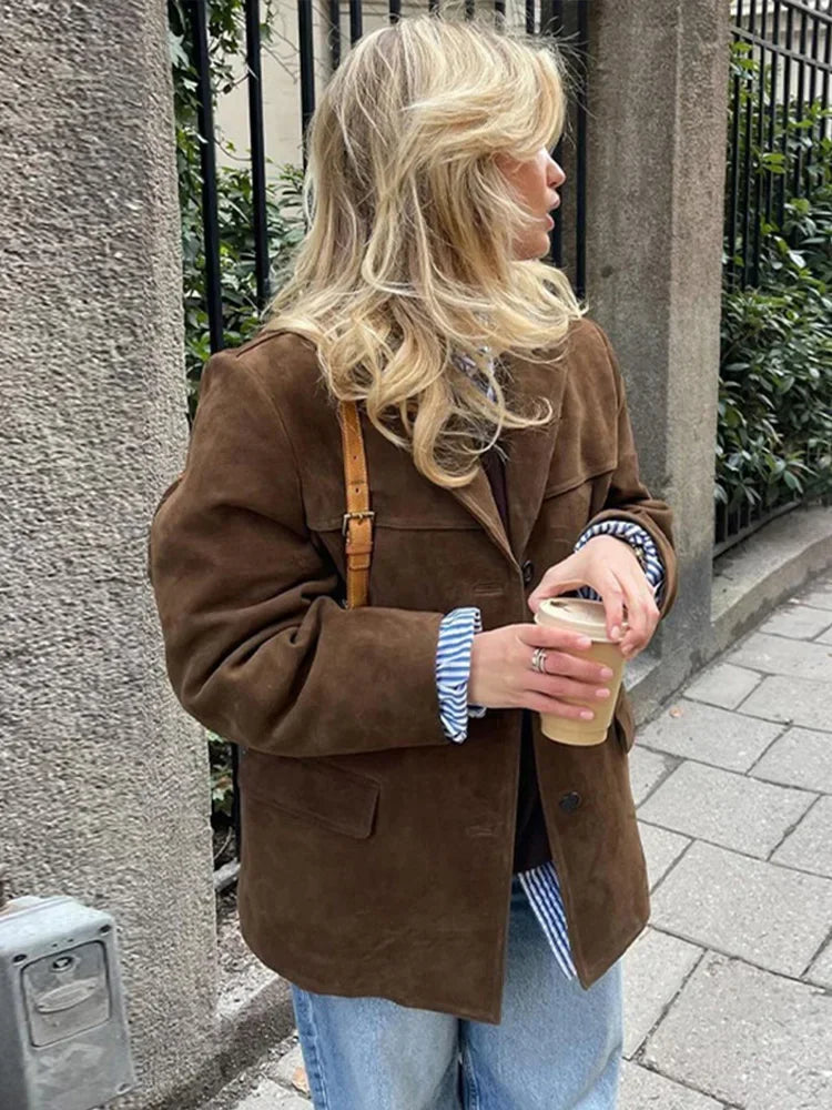 Trendige Woll Damenjacke - Anna