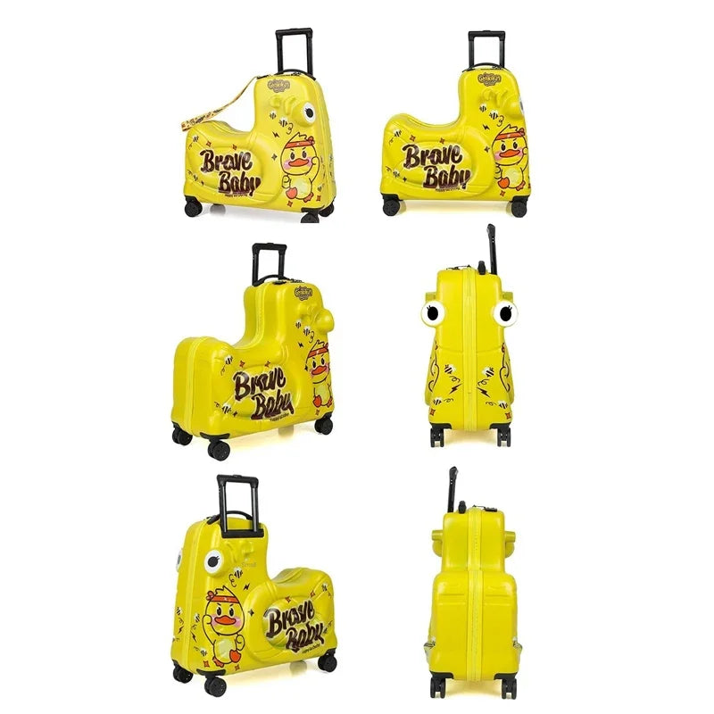 Kinderkoffer mit Rollerfunktion – Neapel