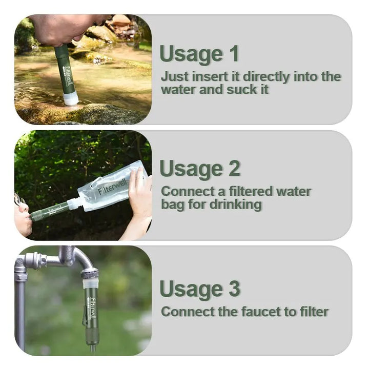Draagbare Noodwaterfilter - AquaSurvive