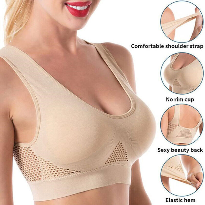 Seamless Sports Bra | Made of Comfortable Mesh