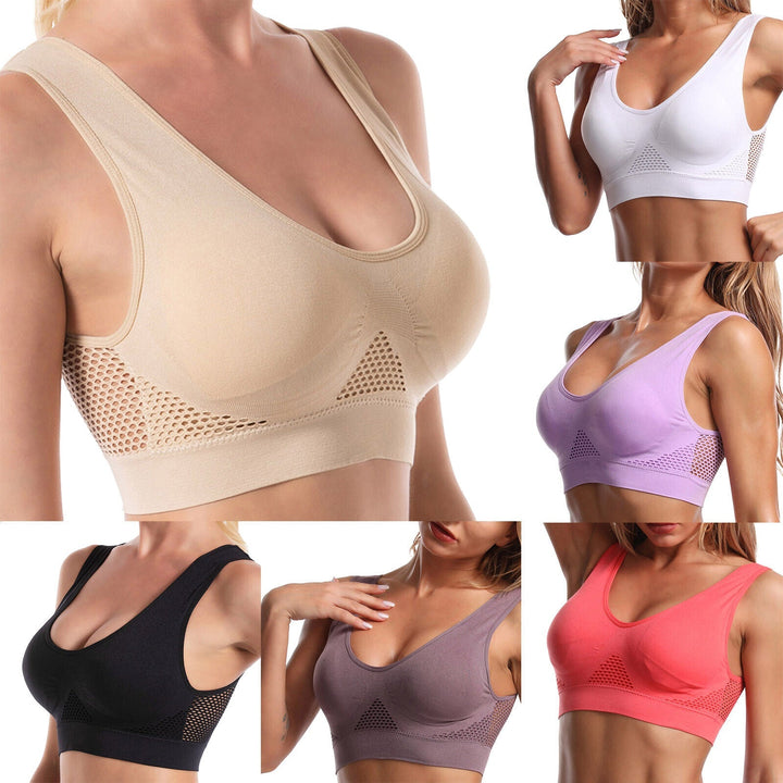 Seamless Sports Bra | Made of Comfortable Mesh