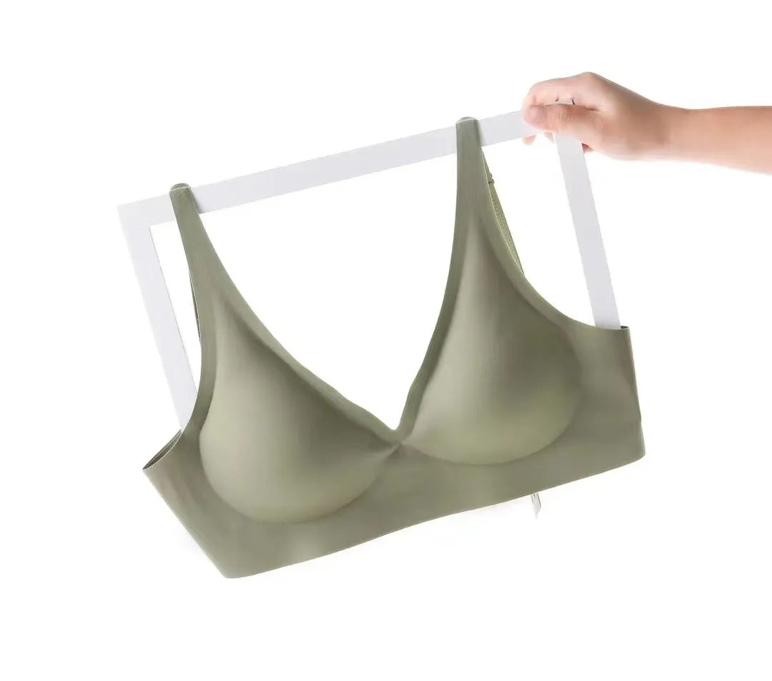Seamless Bra | Wire-free Comfort with Deep V-neck