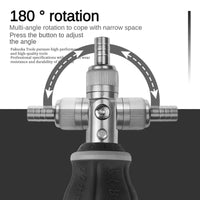 8-in-1 Multifunctional Ratchet Screwdriver with Adjustable Angle – FlexiGrip