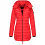 Damenparka mit Kapuze und Daunenfüllung - Elena