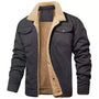 Herren-Bomberjacke aus Baumwollfleece – Ewan