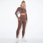Nahtloses Damen Yoga Set mit Cropped Top - Nova