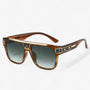 Vintage Piloten-Sonnenbrille mit spiegelnden Gläsern – Aerion