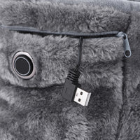 Elektrische USB-slof met pluche voering – WarmFeet