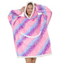 Oversize Fleece-Decke mit Kapuze & Taschen – SnugJoy